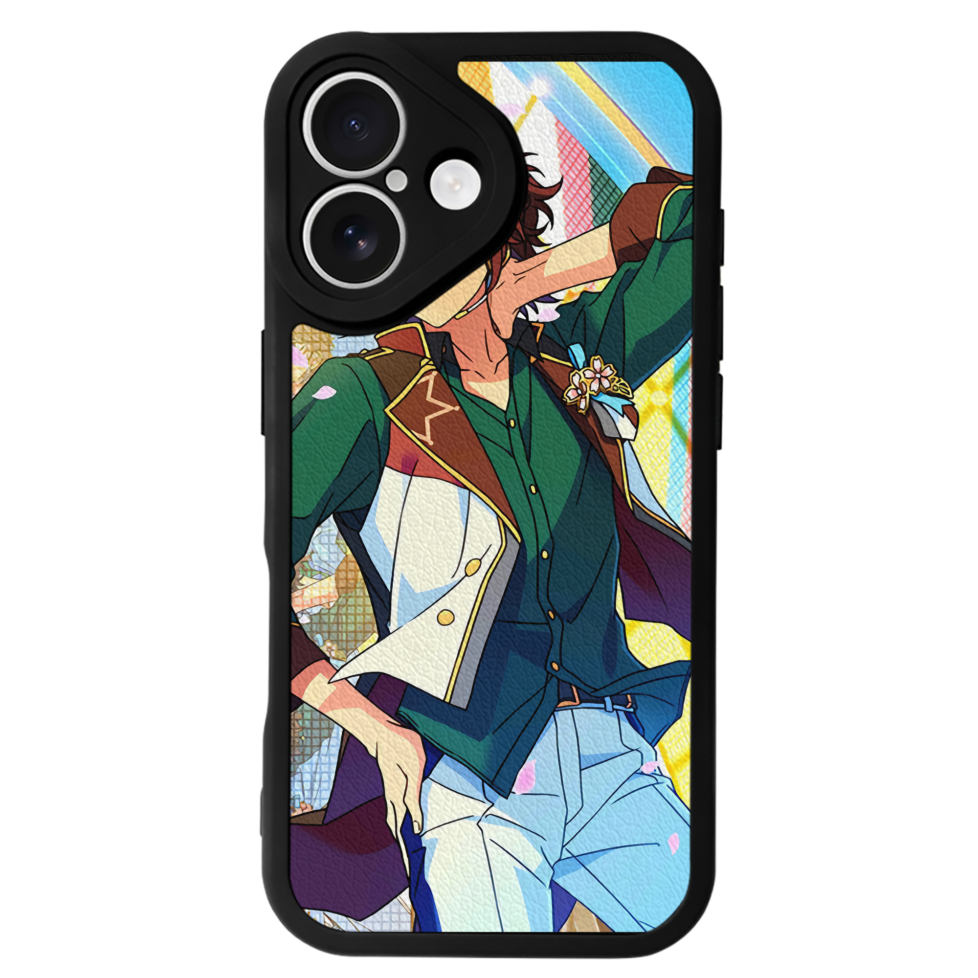 （画像用） あんさんぶるスターズ! Ensemble Stars 【iPhone 16シリーズ対応】シリコンスマホケース（レザー調） 材質：シリコン